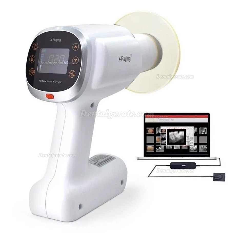 Dental Mobiles Digitales R&ouml;ntgenger&auml;t RAY-500X mit Schutzschild